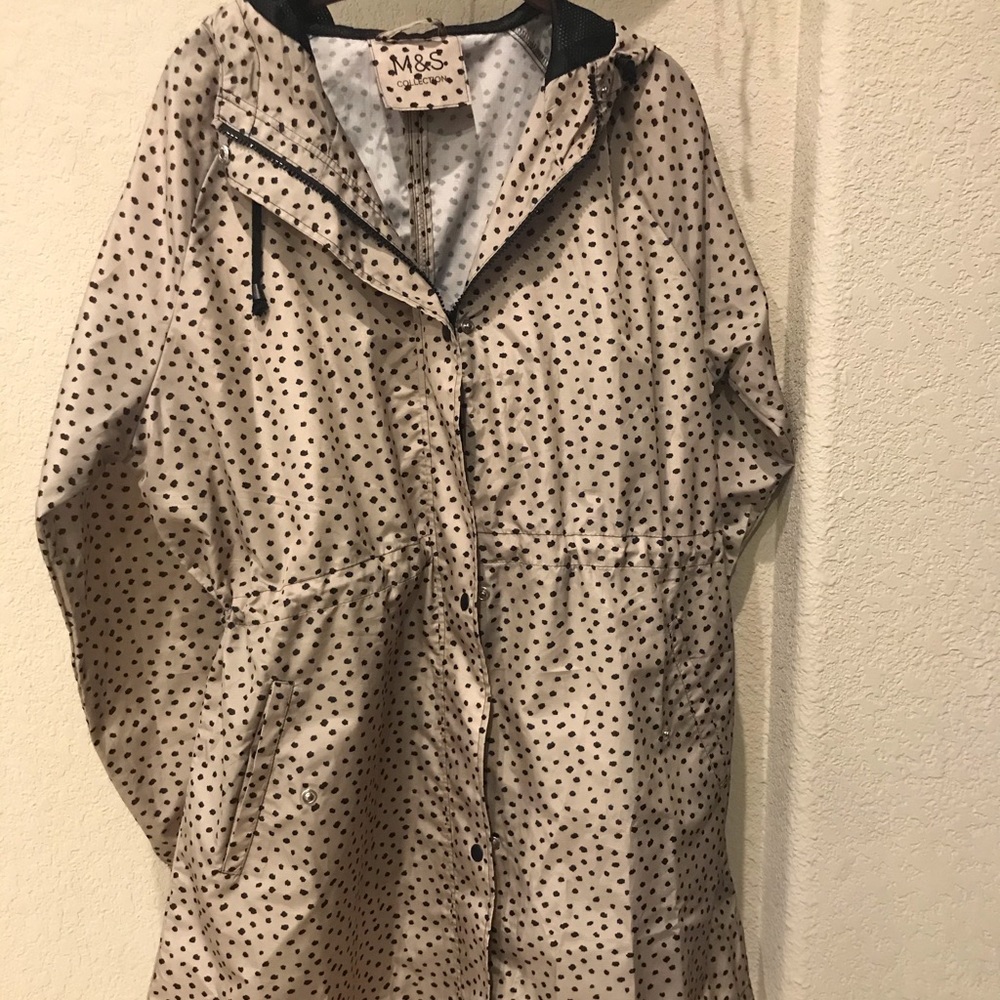 Brand New without tags polka dot raincoat